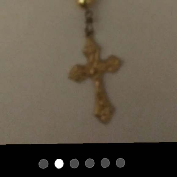 J384 Rosary Lot One Black and one Goldtone - Picture 8 of 9